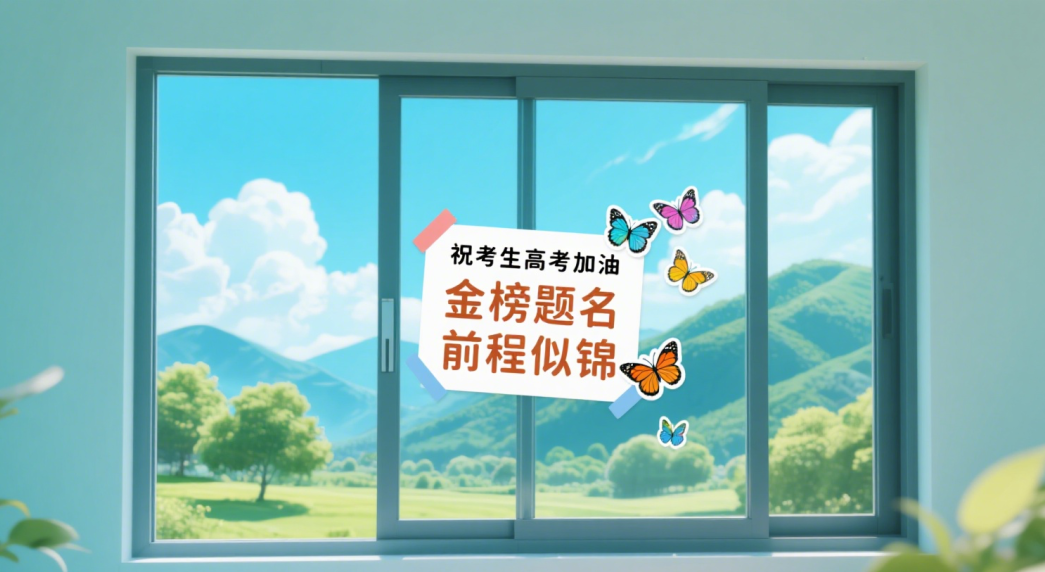 为梦想护航，【尊尚门窗】静候金榜佳音